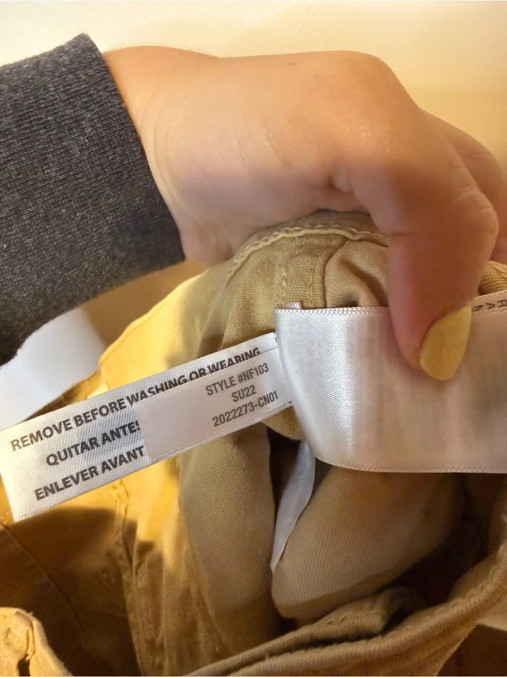 Madewell The Perfect Vintage Wide-Leg Pant in Desert Dune Tan Khaki Sz 25 - Picture 10 of 10